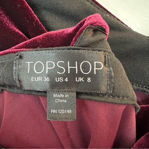 TopShop | Velvet Romper - Picture 2 of 5